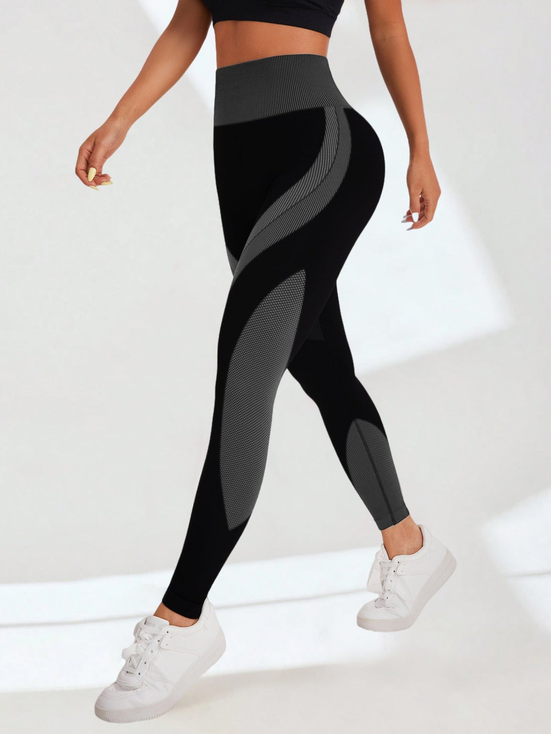 Contrast color Scrunch Bum Leggings