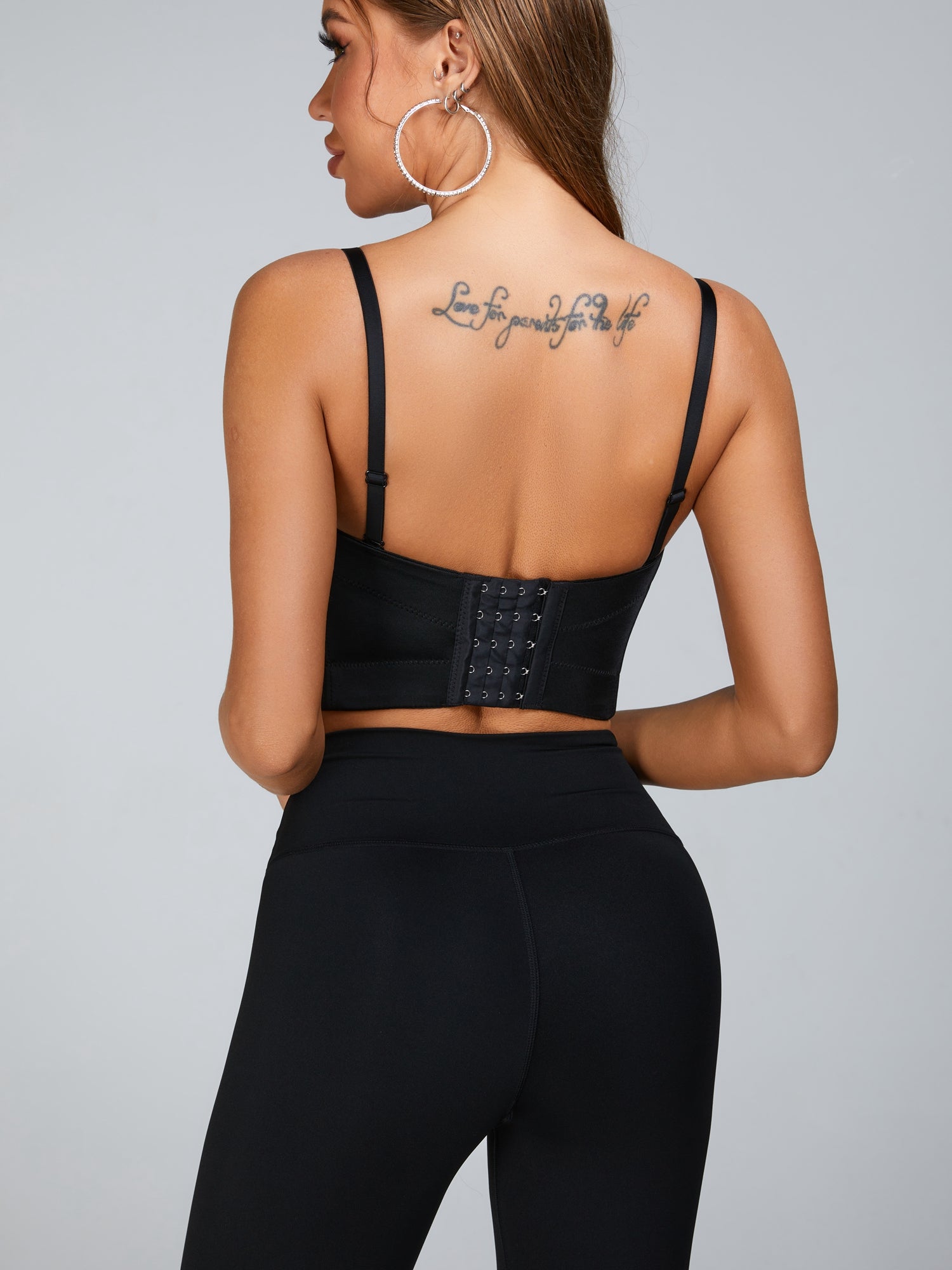 ¡°Stitching Sexy¡± Cutout Mesh Beading Tassel Corset Tracksuit
