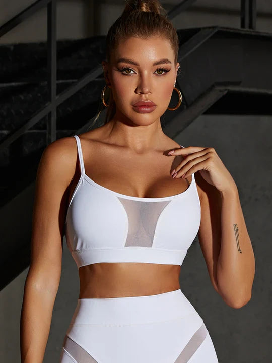 Super Sexy Unique Mesh Hip-lift Tracksuit