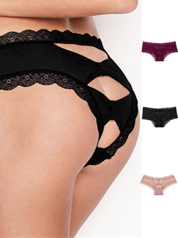Bow-knot Hollow Out Panties