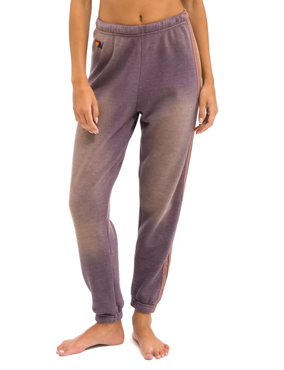 5 Stripe Sweatpants, Faded Mocha