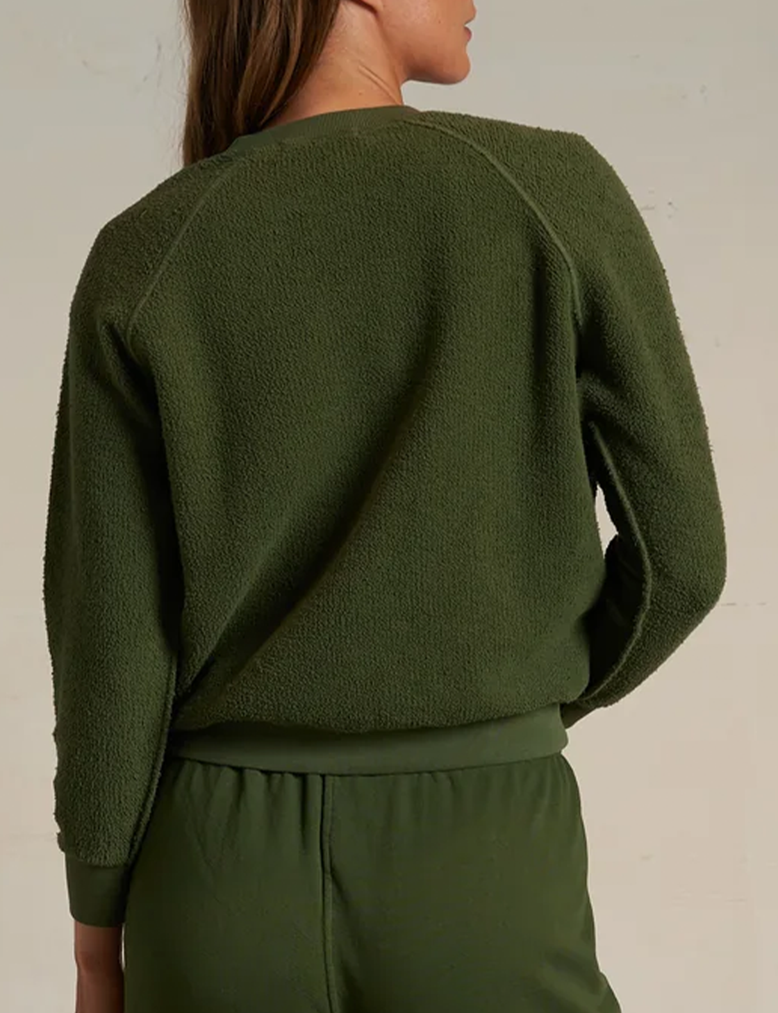 Ziggy Inside Out Sweatshirt, Fern Green