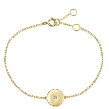CZ Charm Bracelet