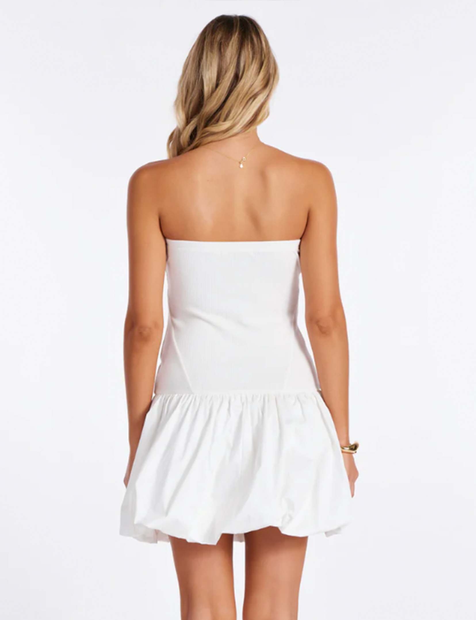 Saylor Bubble Mini Dress, Shell