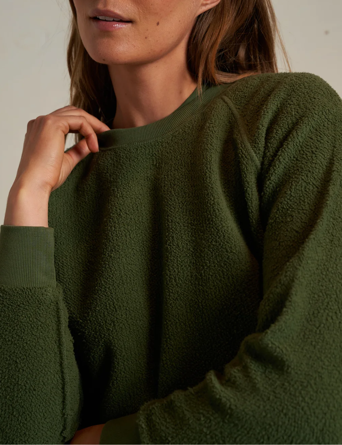 Ziggy Inside Out Sweatshirt, Fern Green