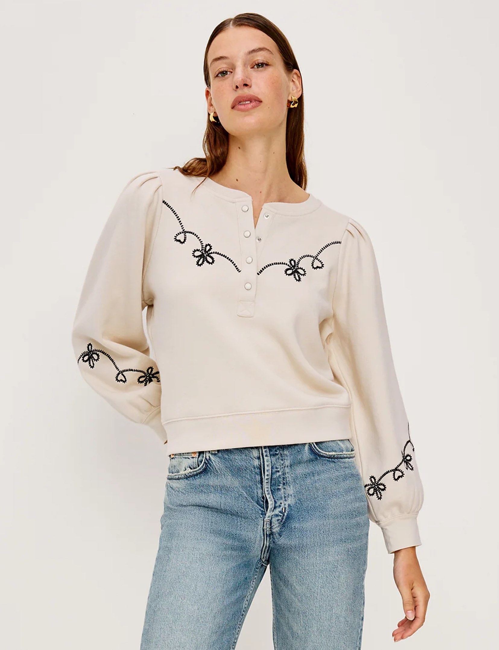 Hanne Sweatshirt, Ecru