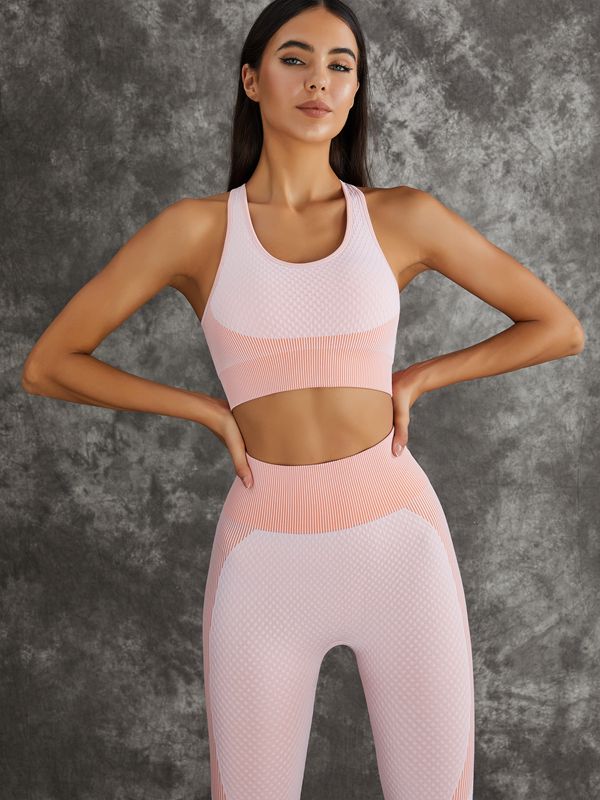 3 Pieces Long Sleeve Zippers Fitness Sportswear