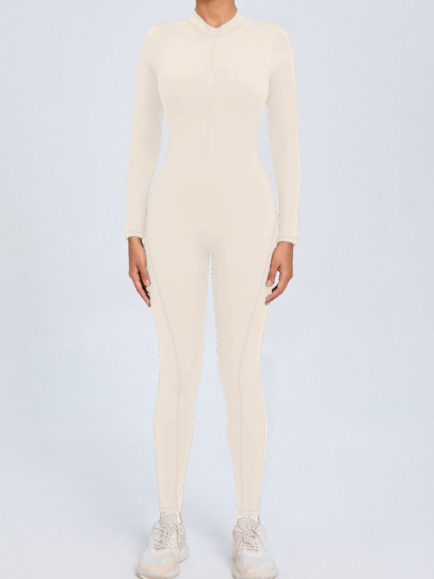 Backless Zipper Hollow Out Scrunch Bum Jumpsuit