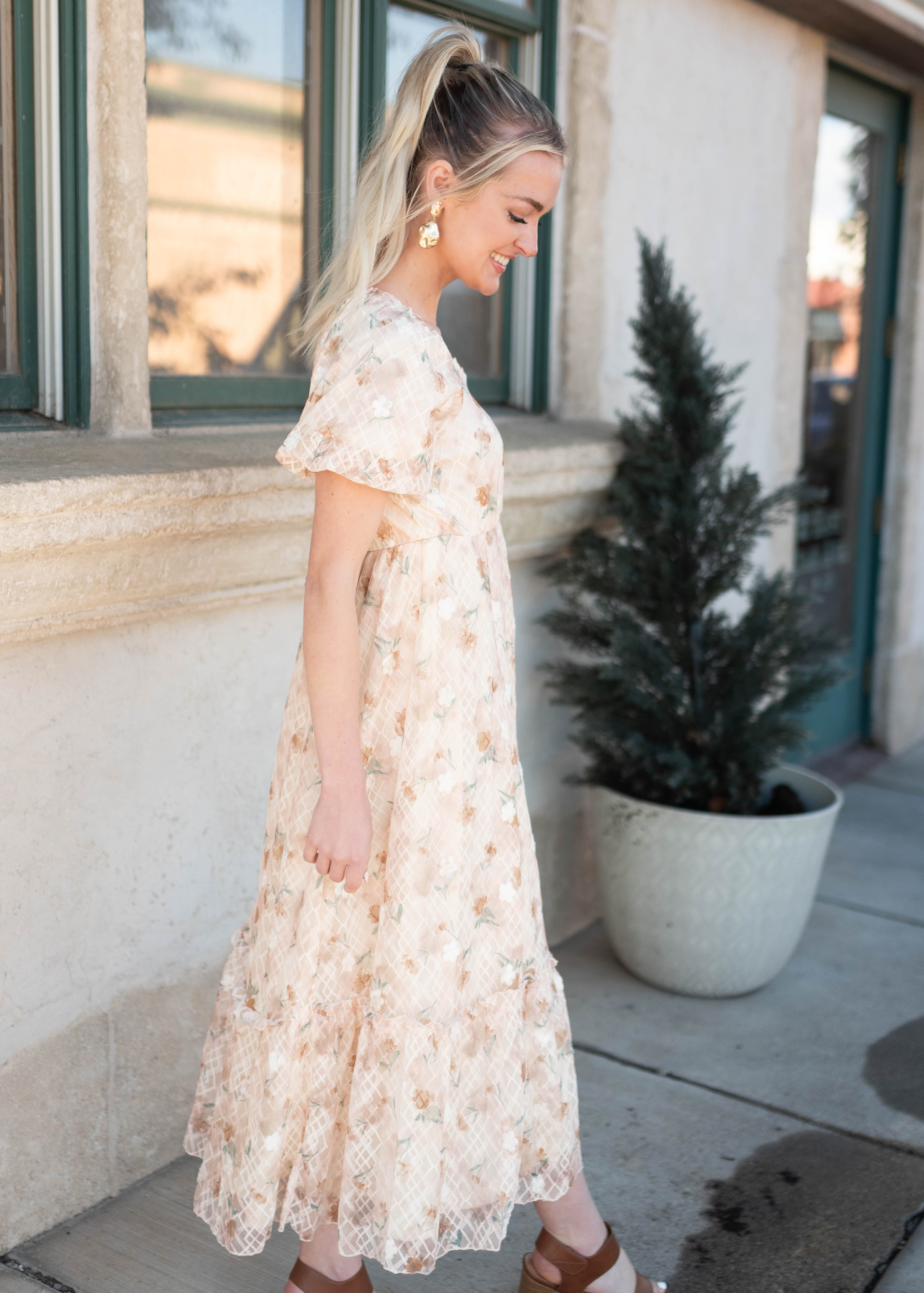 Alina Floral Lace Dress