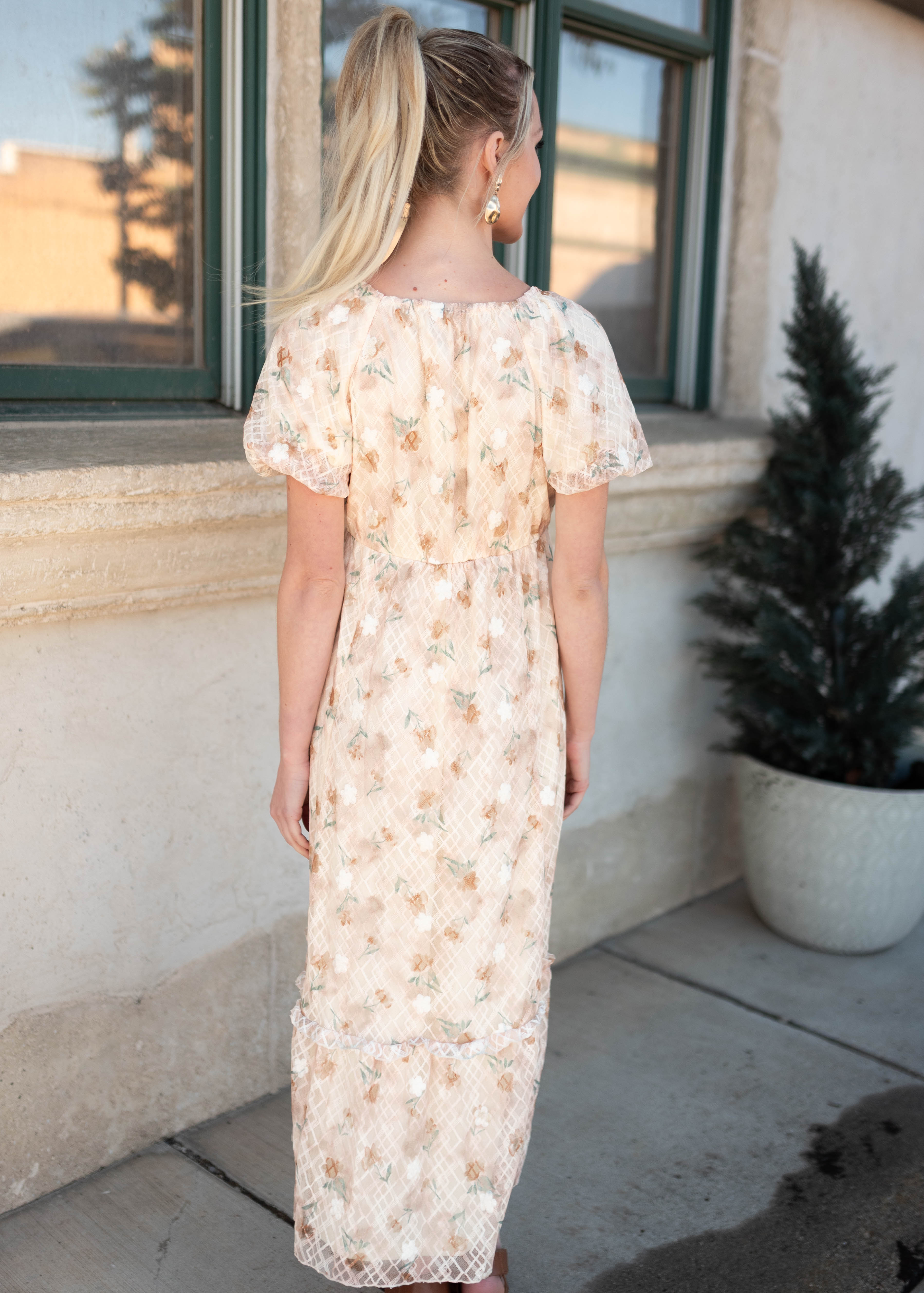 Alina Floral Lace Dress