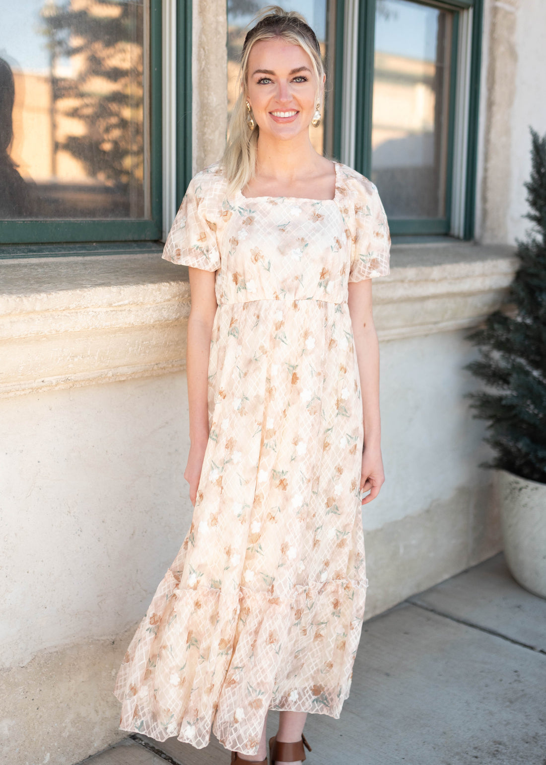 Alina Floral Lace Dress
