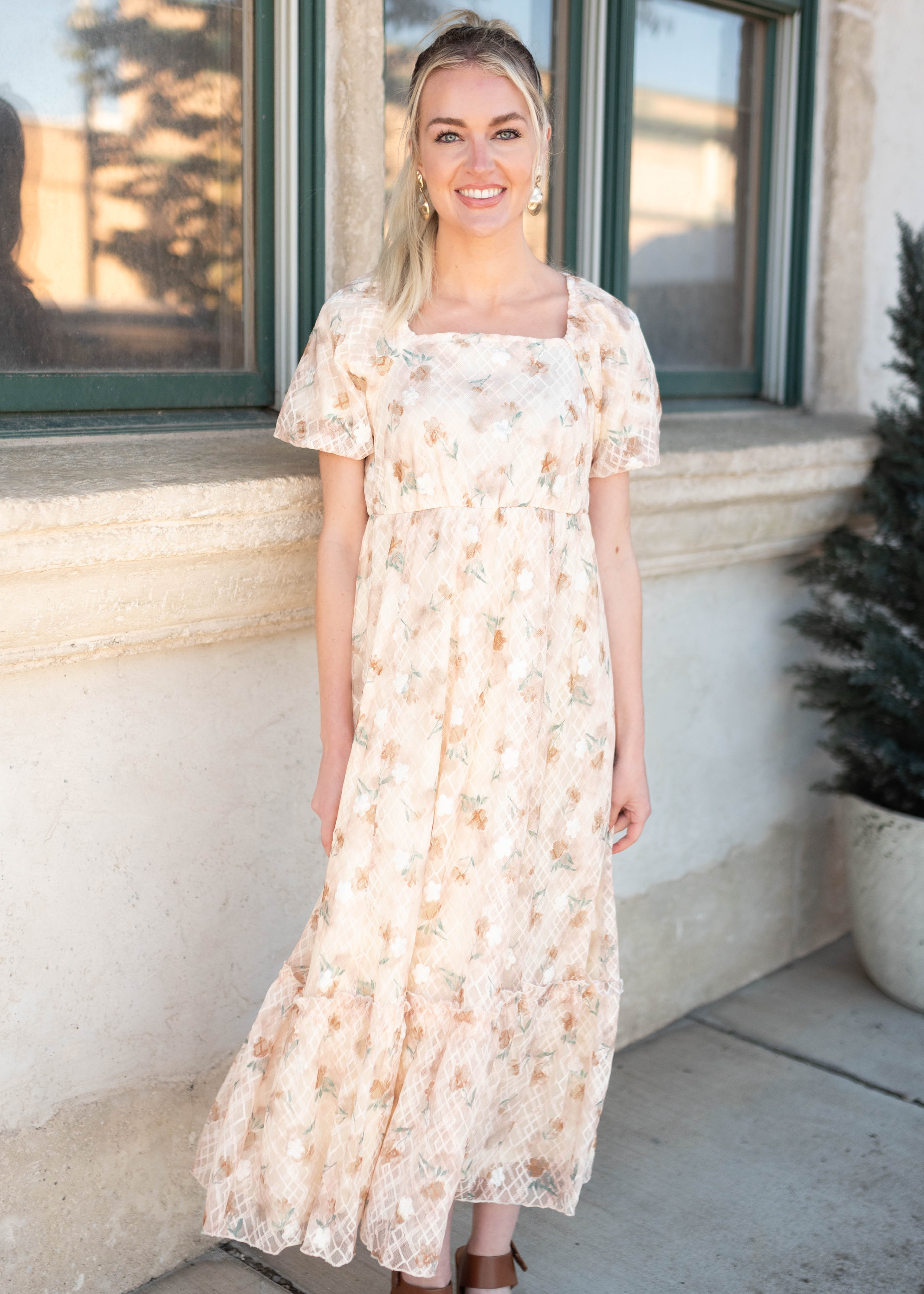 Alina Floral Lace Dress