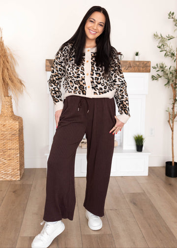 Briana Leopard Print Cardigan