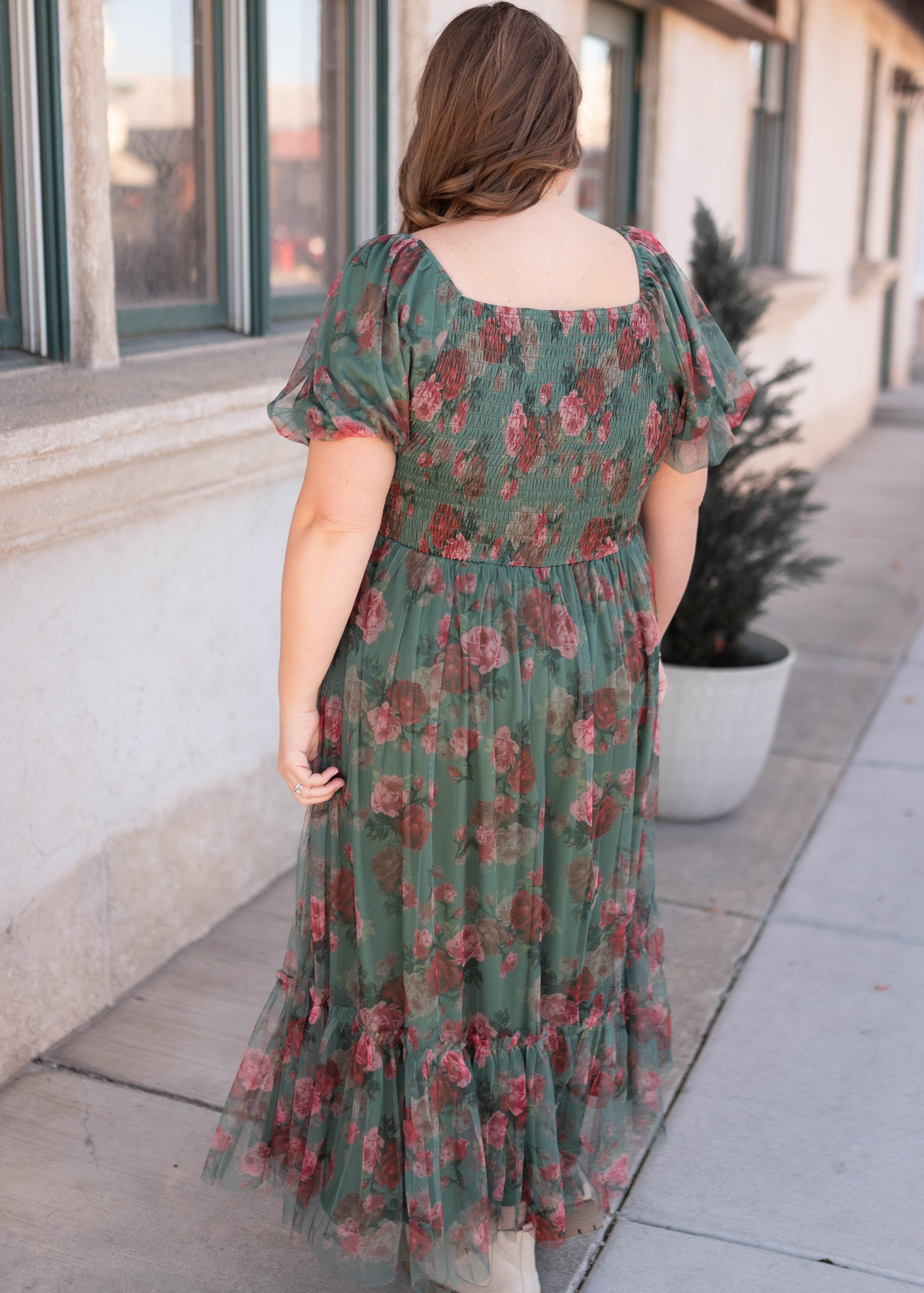 Isabella Green Tulle Dress