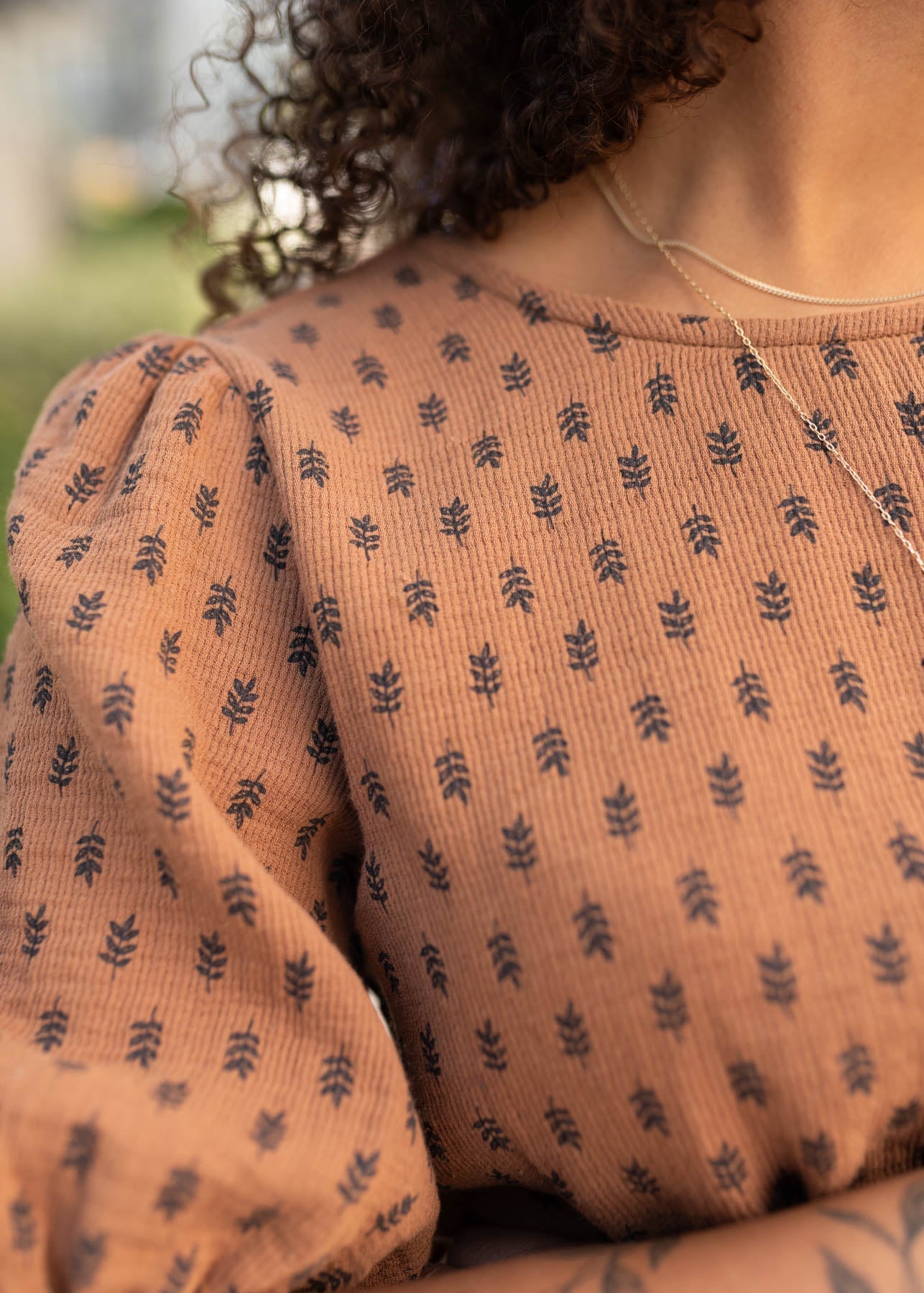 Josie Nutmeg Brown Textured Dress
