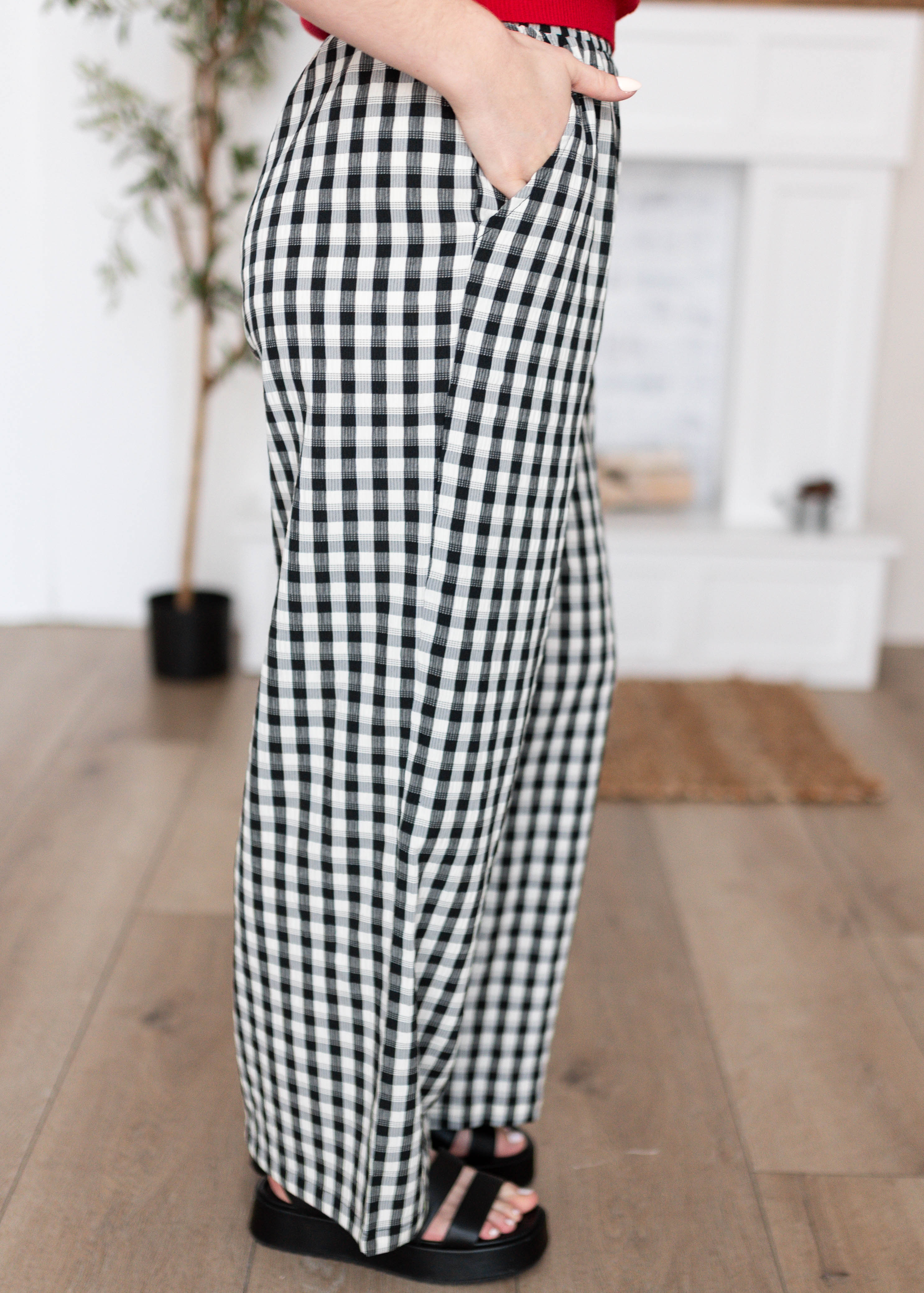 Kayla Black Gingham Pants