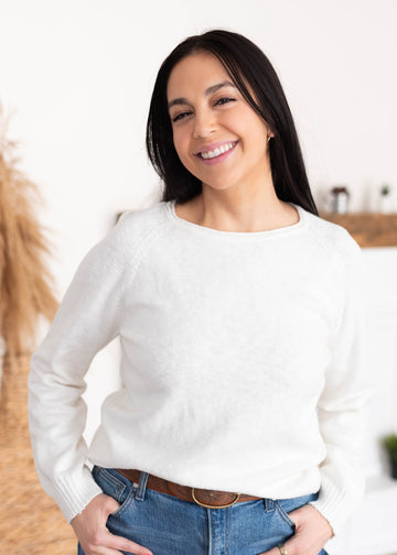 Kimberly Ivory Sweater Top