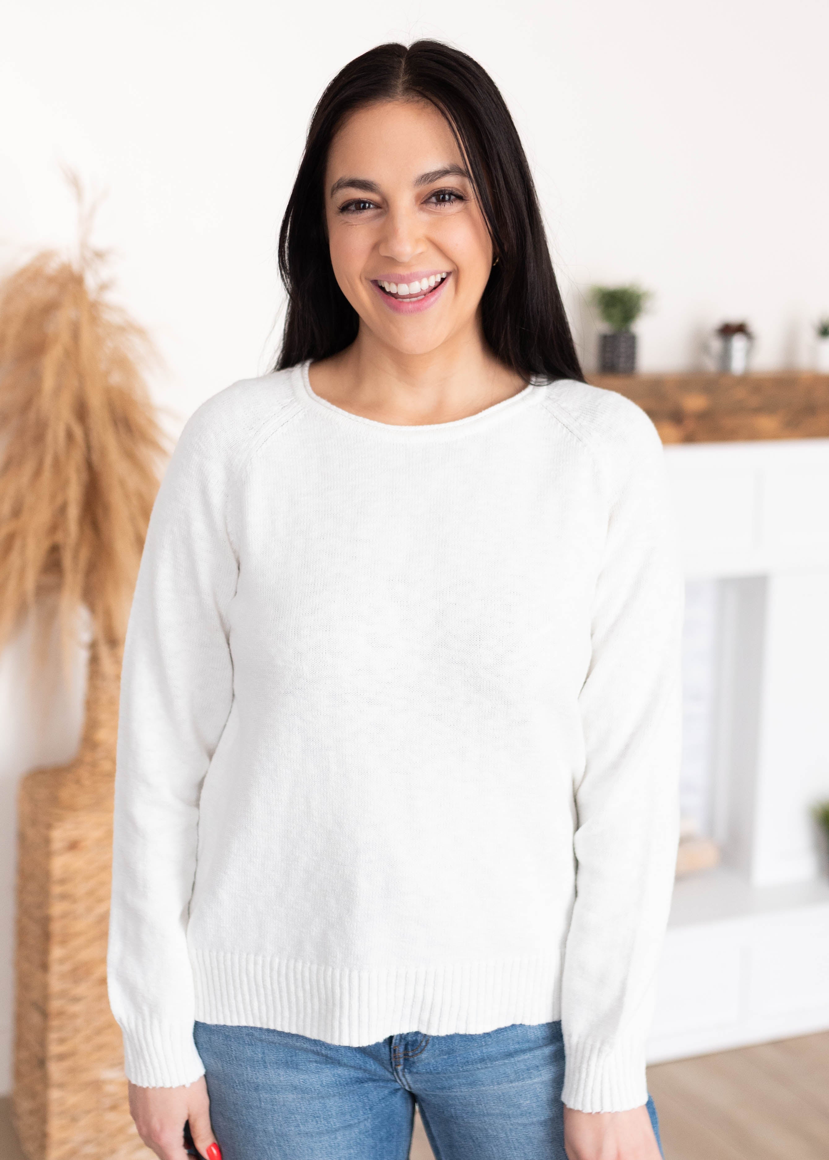 Kimberly Ivory Sweater Top