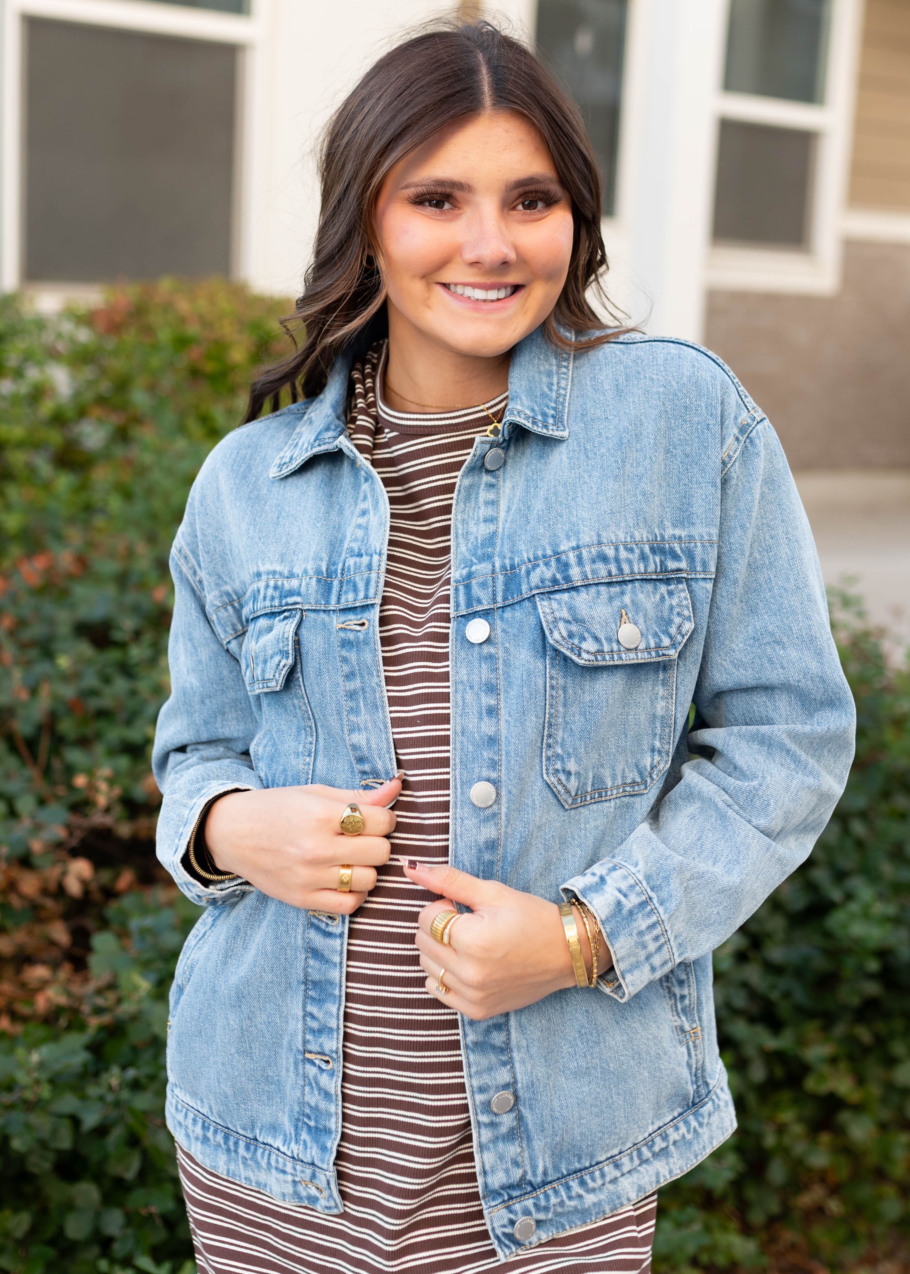 Leigh Denim Oversized Jacket