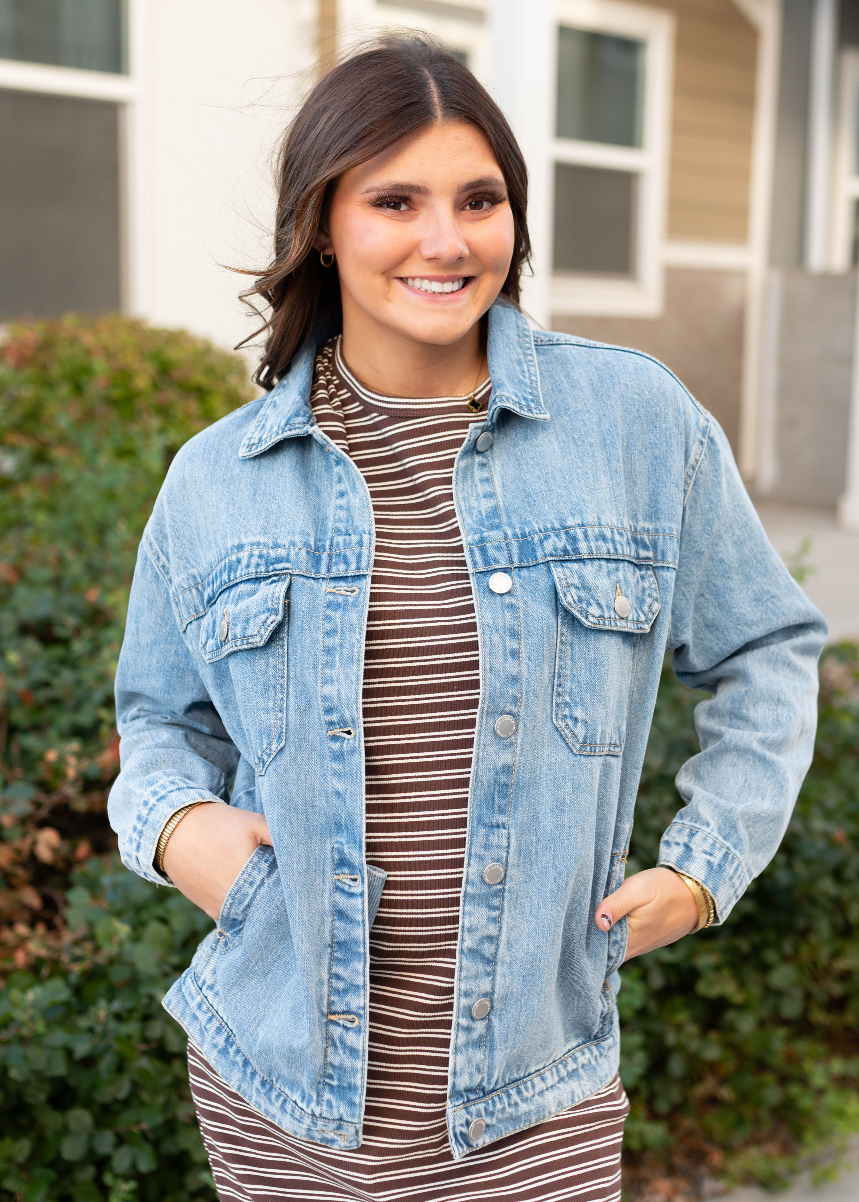 Leigh Denim Oversized Jacket
