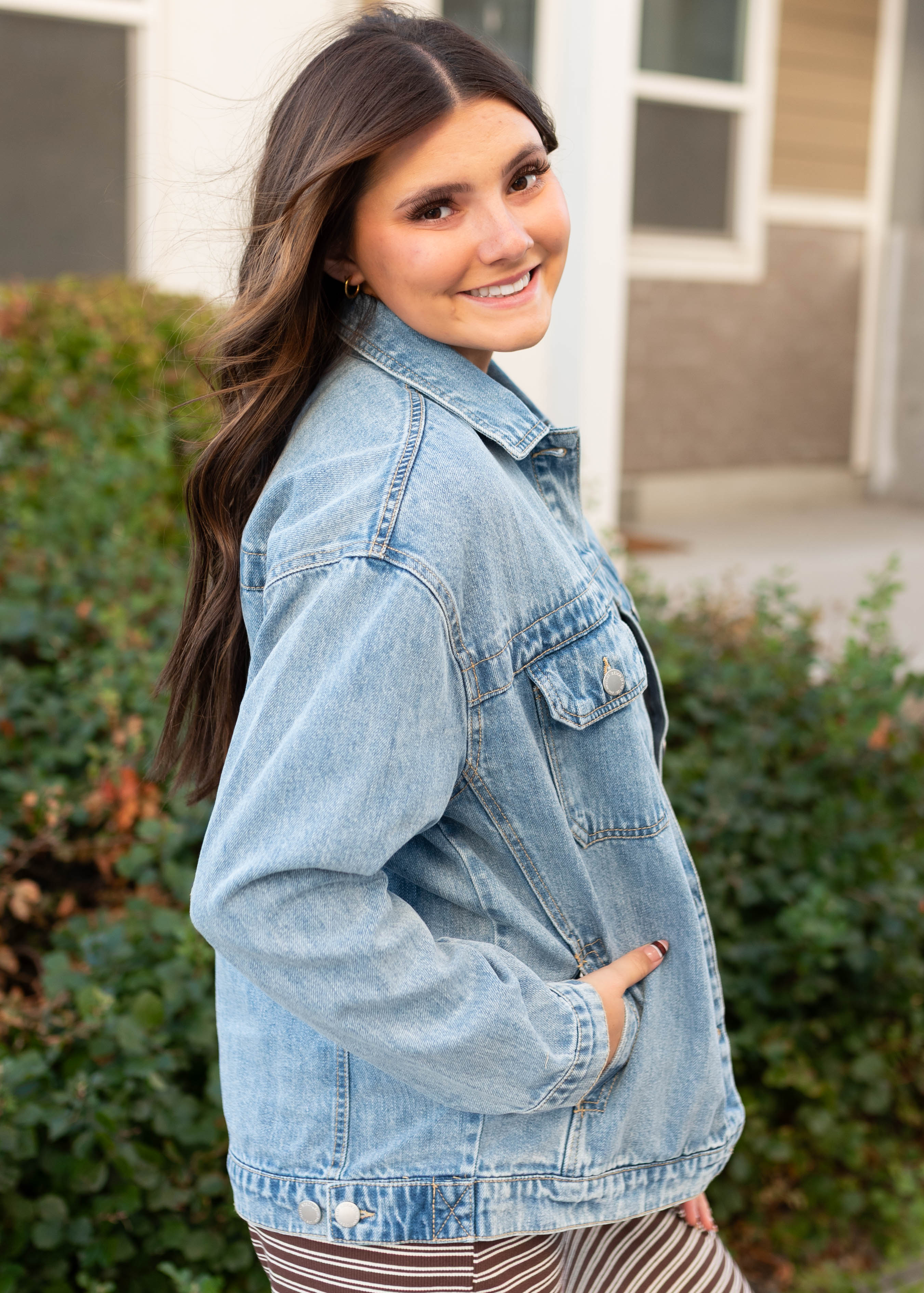 Leigh Denim Oversized Jacket
