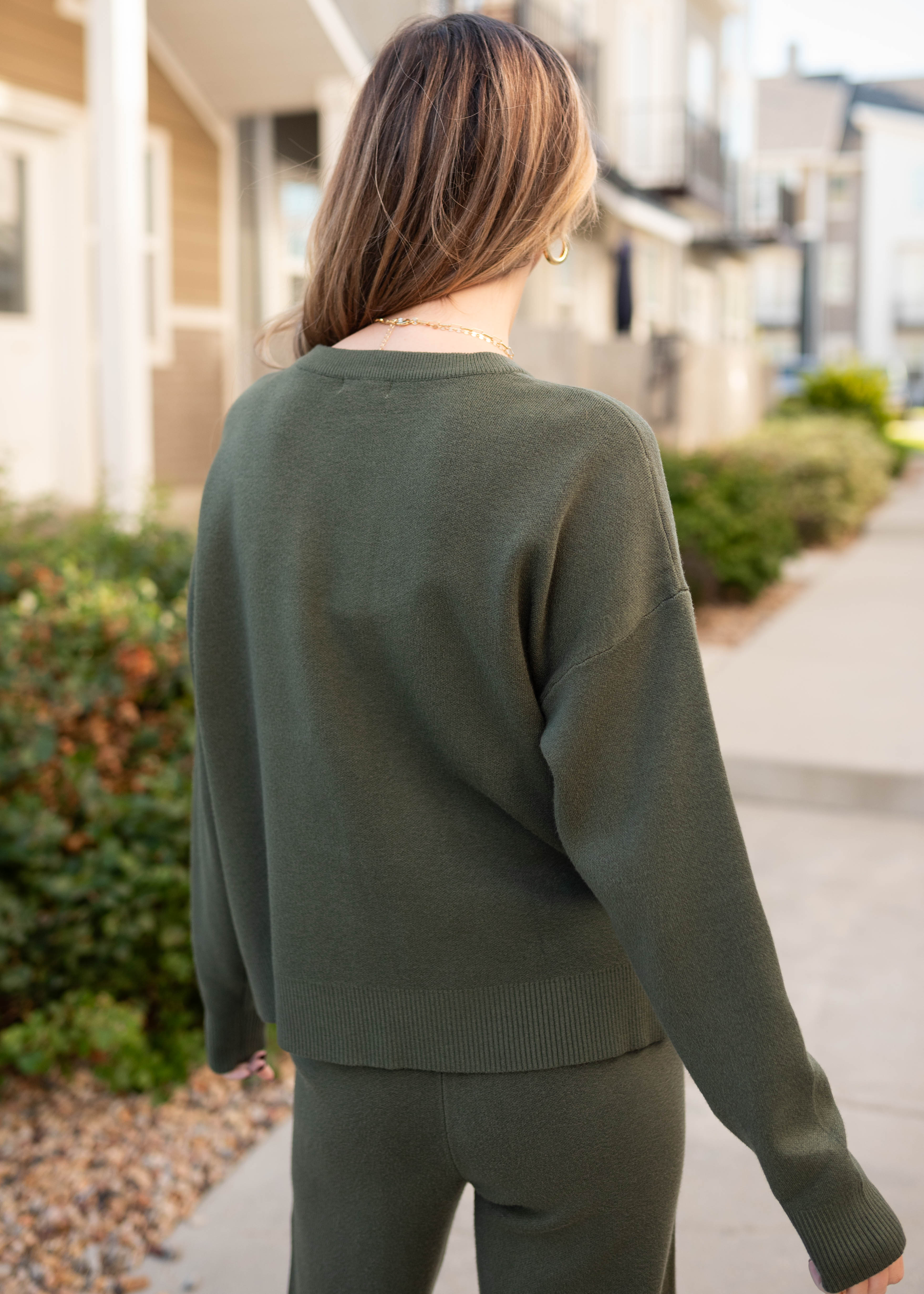 Lexi Forest Green Sweater