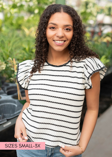 Melissa Knit Striped Top