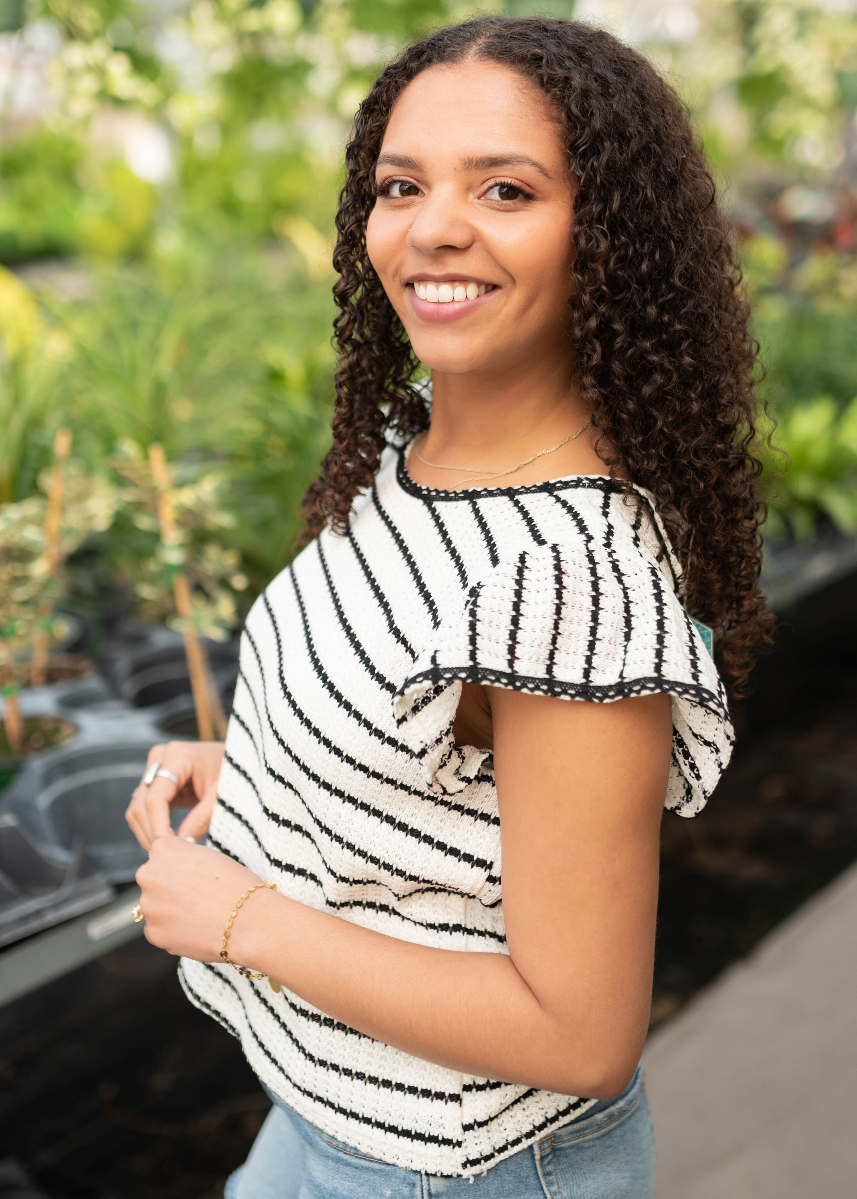 Melissa Knit Striped Top