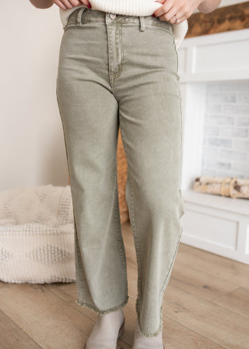 Norah Olive Wide Leg Pants