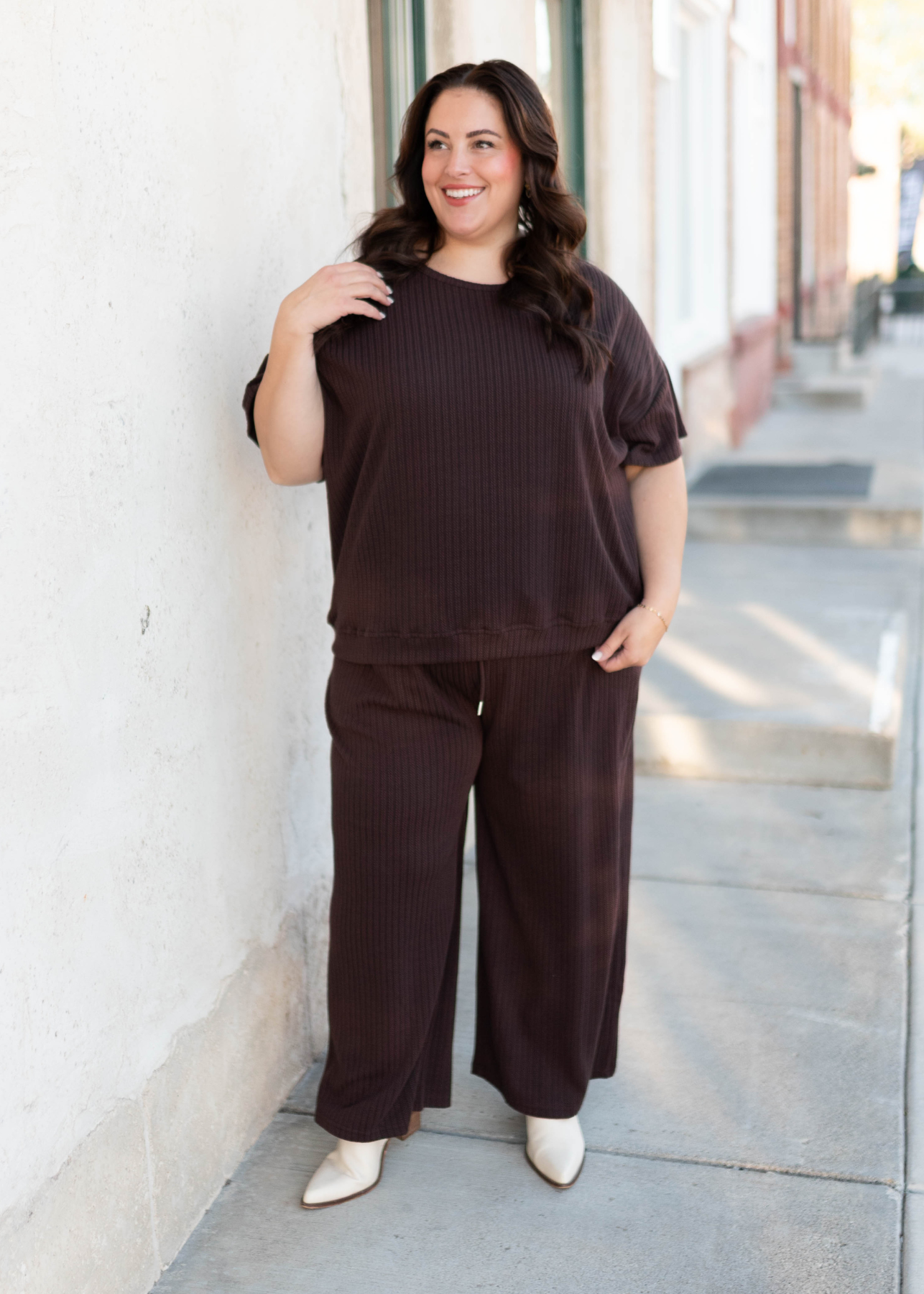 Oaklyn Dark Brown Top