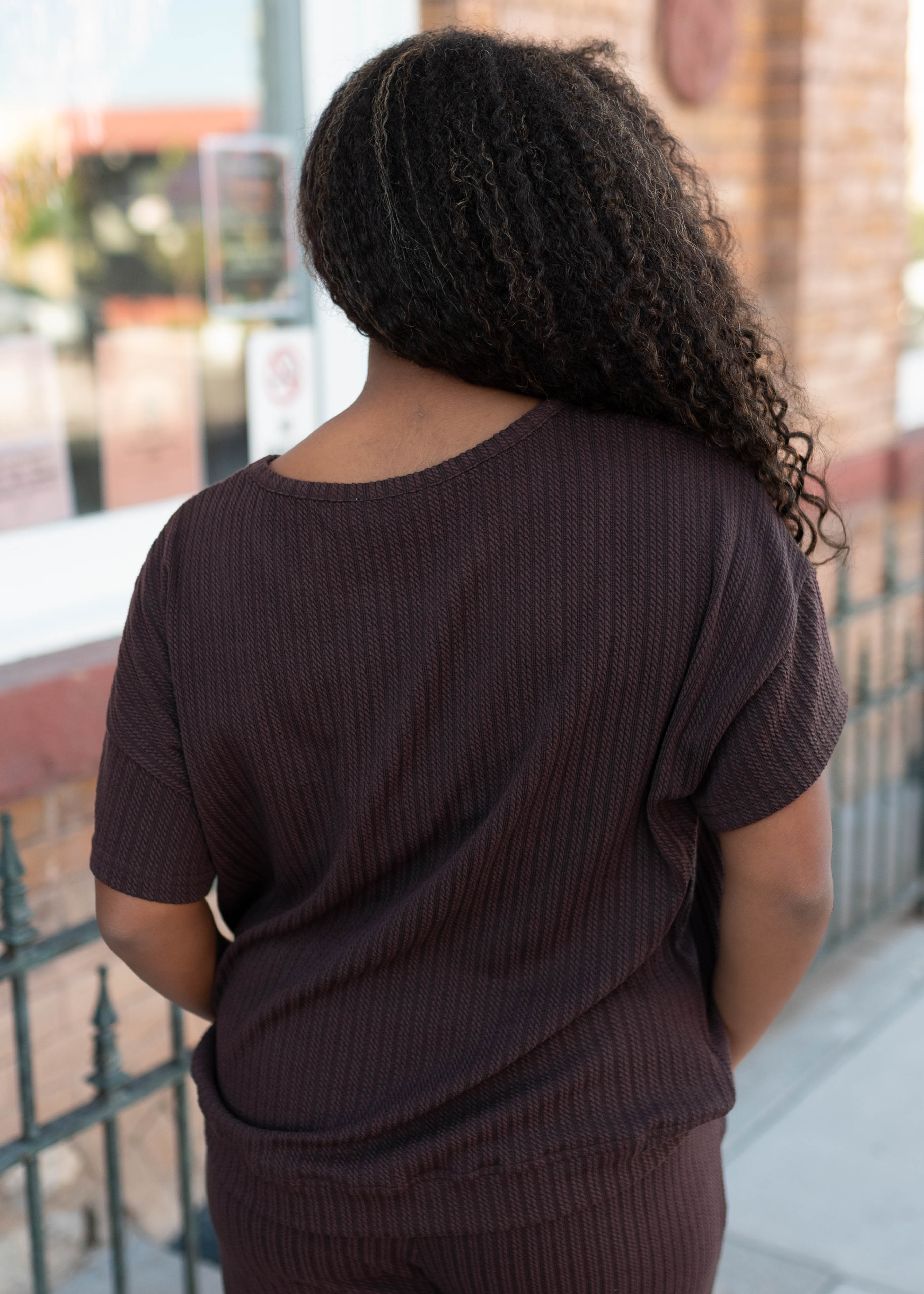 Oaklyn Dark Brown Top
