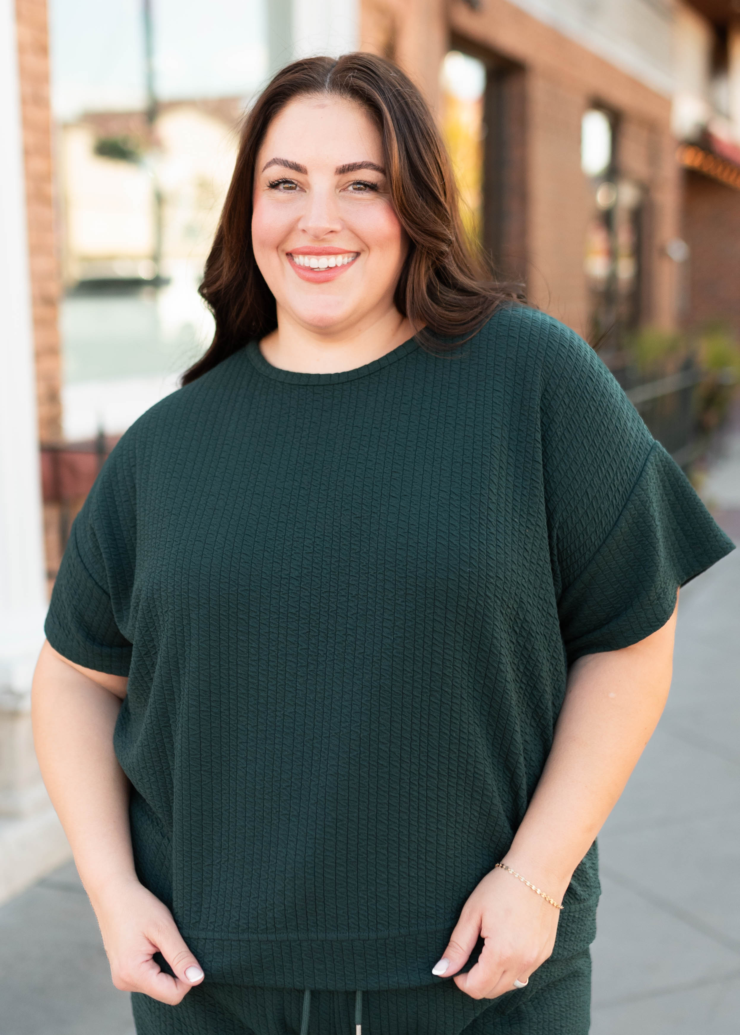 Oaklyn Forest Green Top