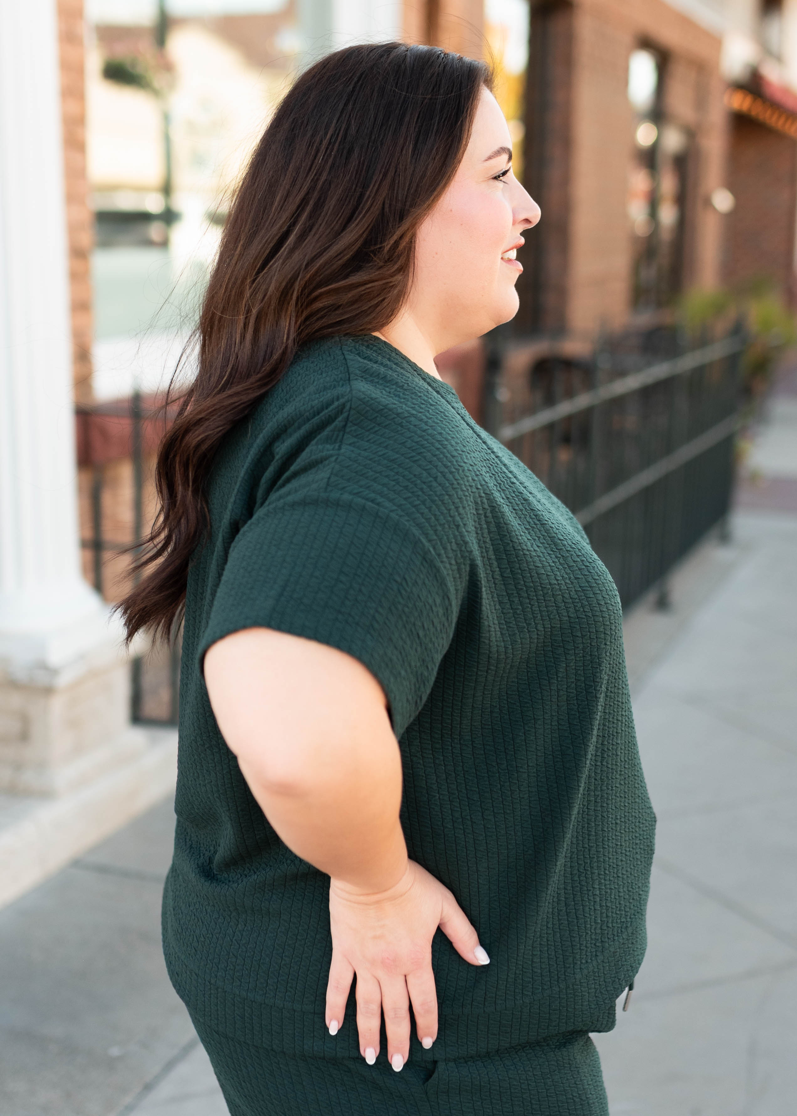 Oaklyn Forest Green Top