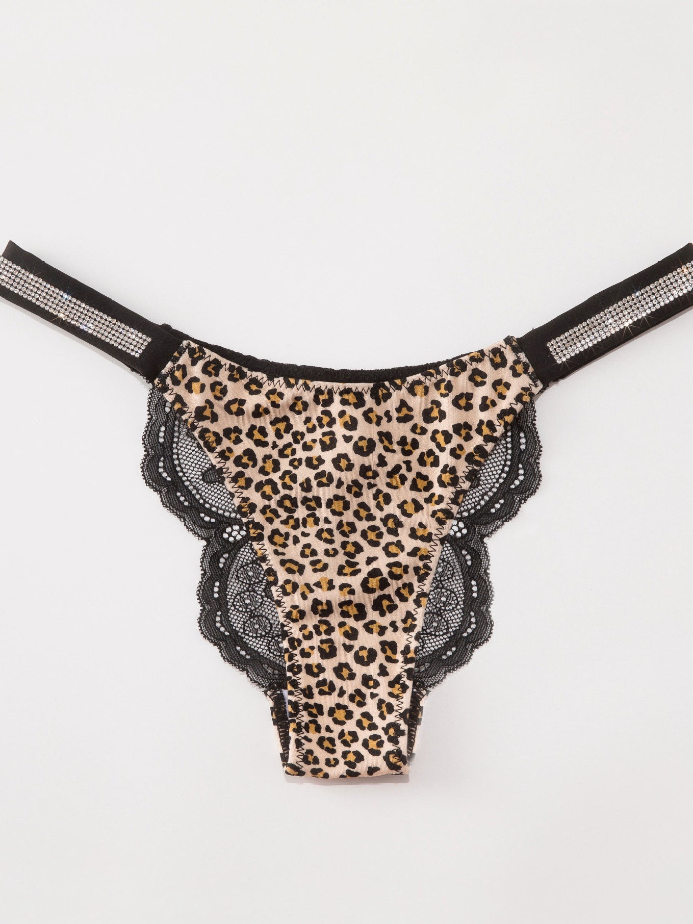 Lace Print Dazling Diamond Panties