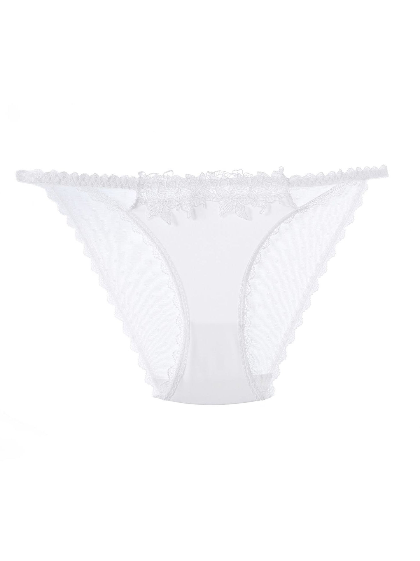 Hollow Out Mesh Dots Panties
