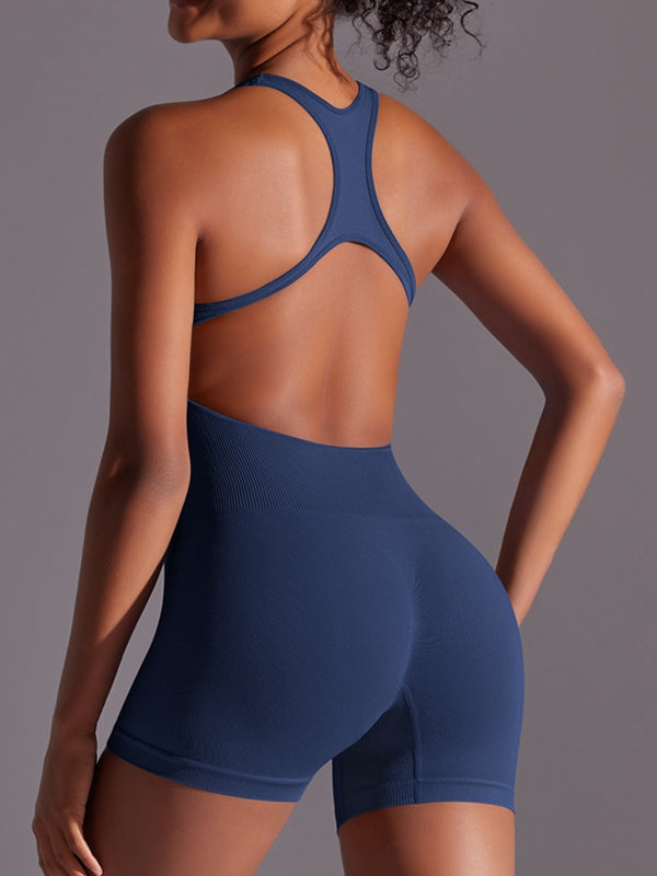Hollow Out Sweat-absorbent Breathable Short Jumpsuit X ANECHKAANNN ?