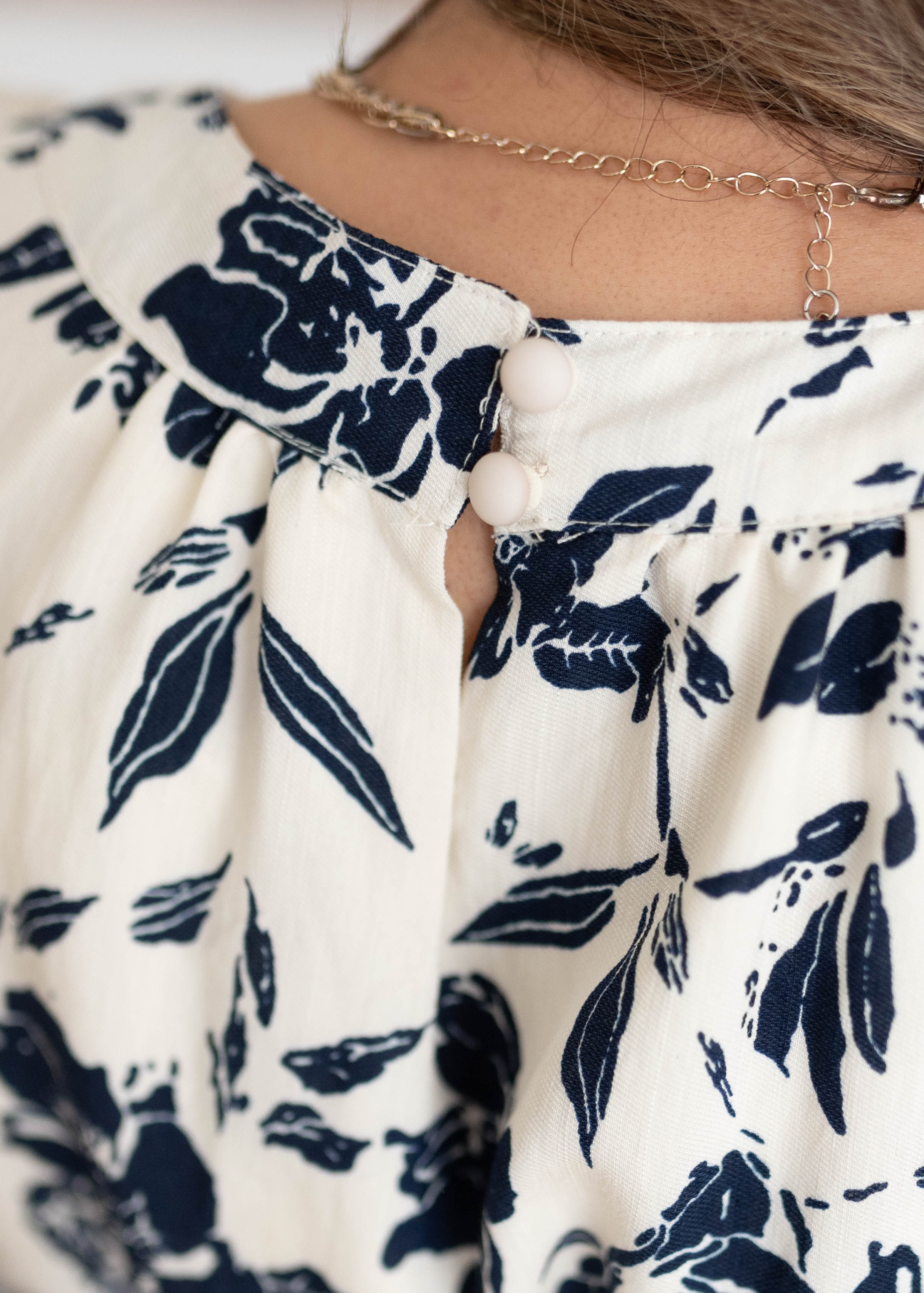 Skyler Navy Floral Dress