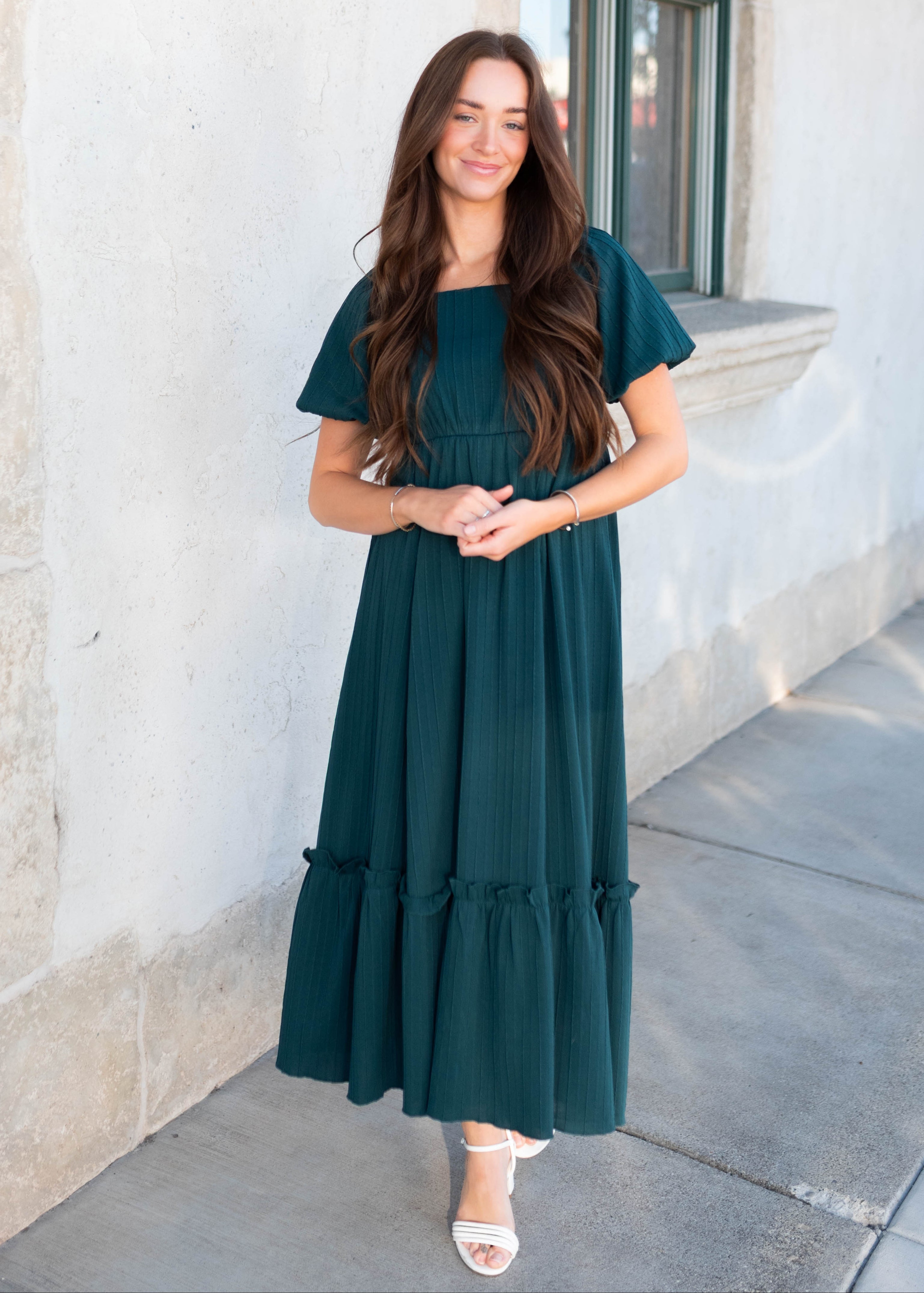 Sophia Forest Green Dress