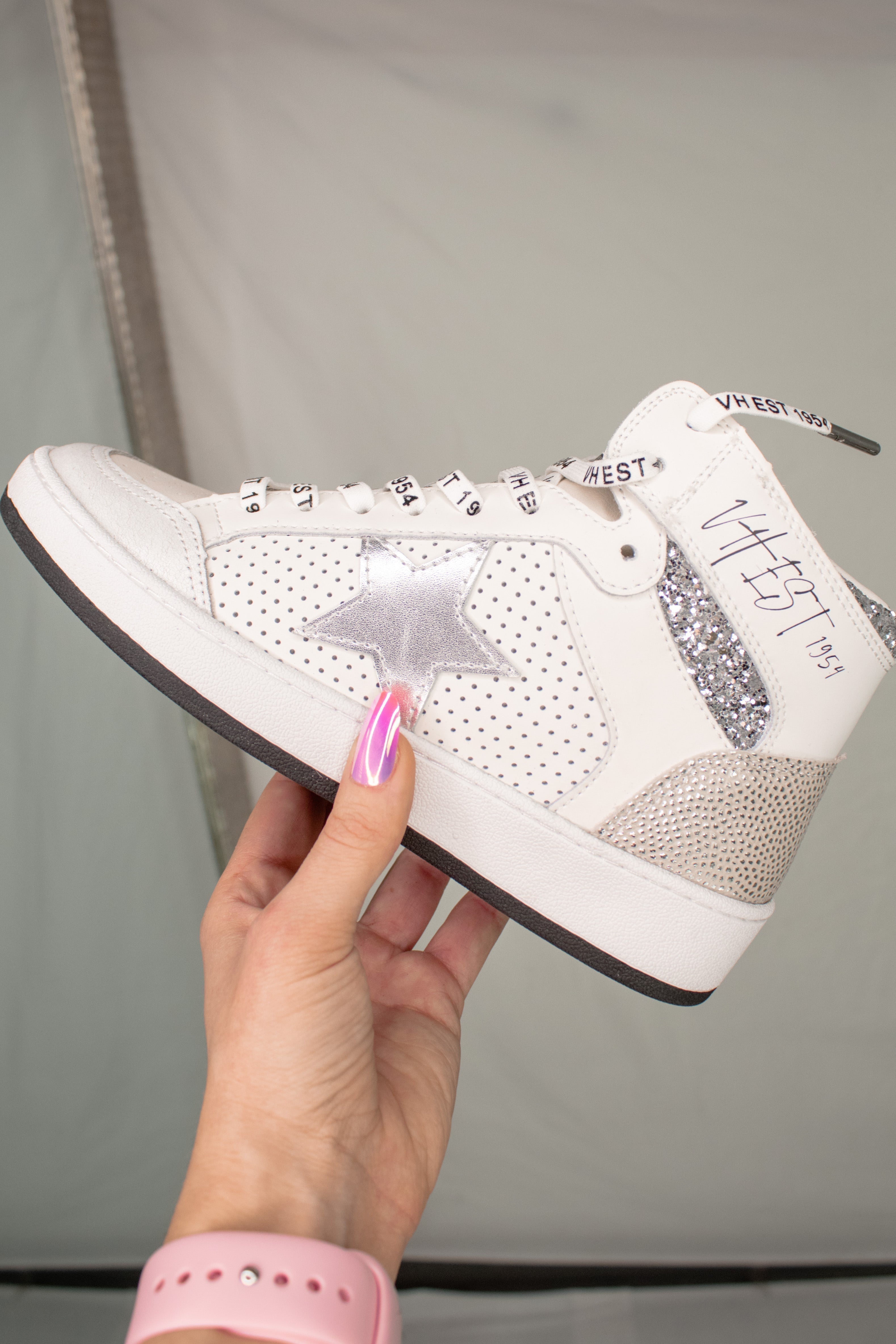 Dream Silver Star High Top Sneaker