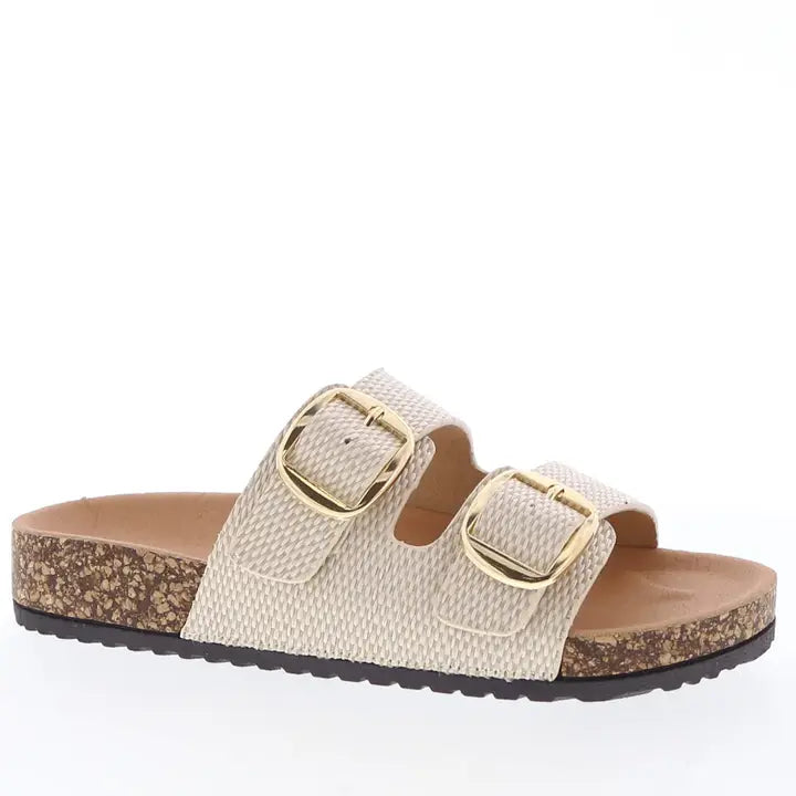 Miranda Tan Woven Sandals
