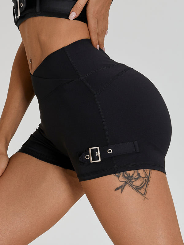 Button Backless Sports Bras