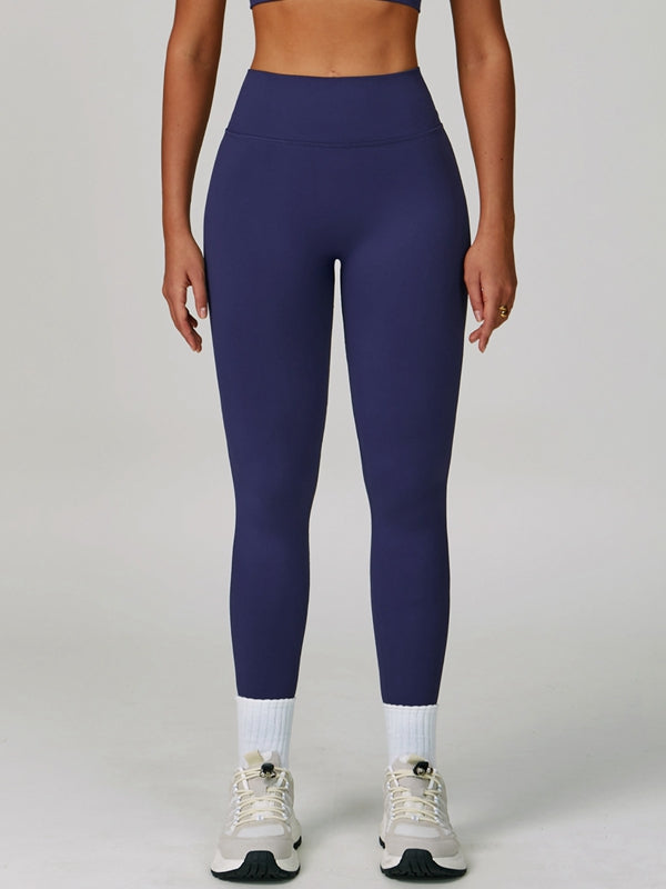 Deep V Back Seamless High-rise Shorts