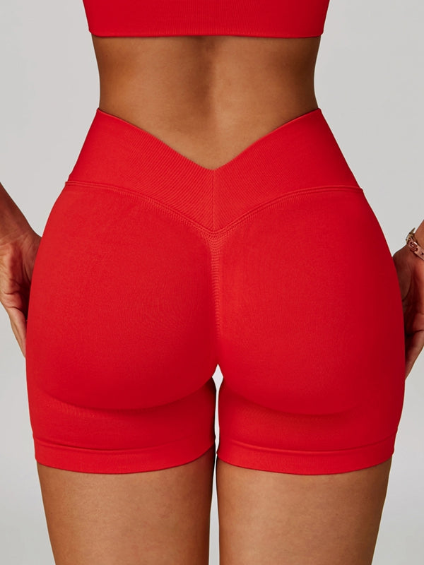 Deep V Collar Backless Sports Bras
