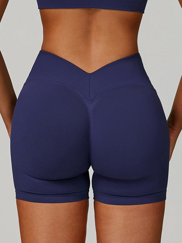 Deep V Collar Backless Sports Bras