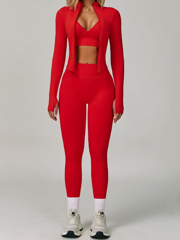 Deep V Back Seamless High-rise Shorts