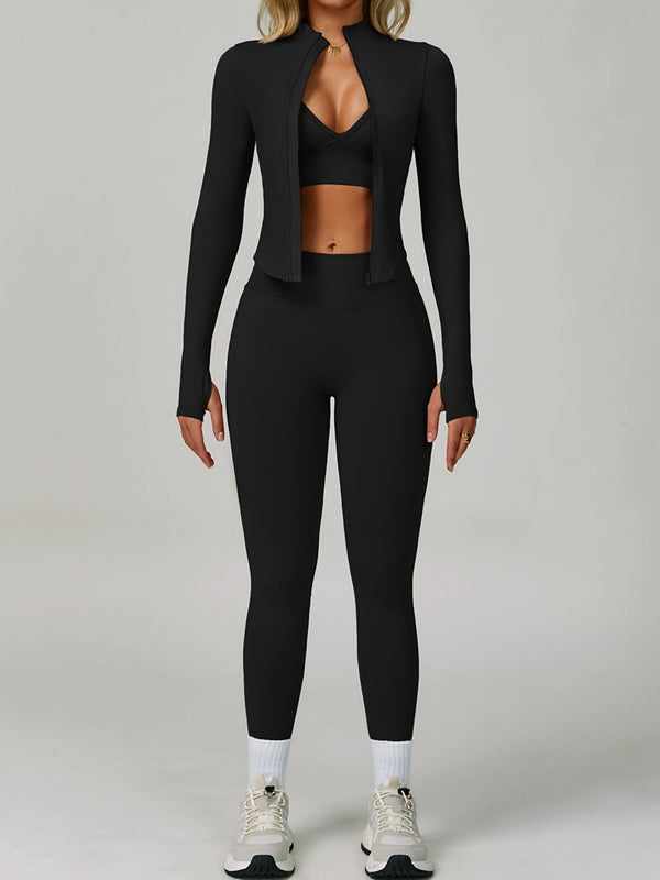 Deep V Back Seamless High-rise Shorts