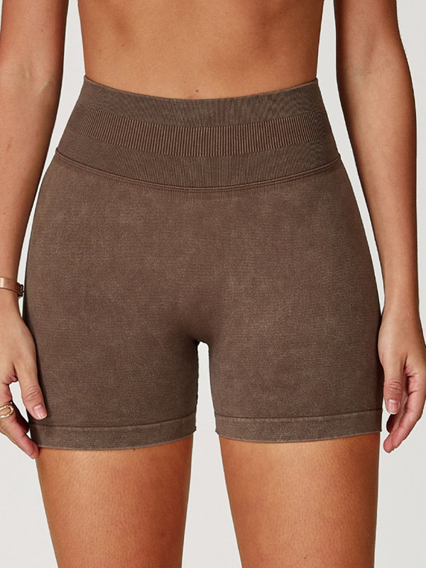 Denim Scrunch Bum High-rise Leggings